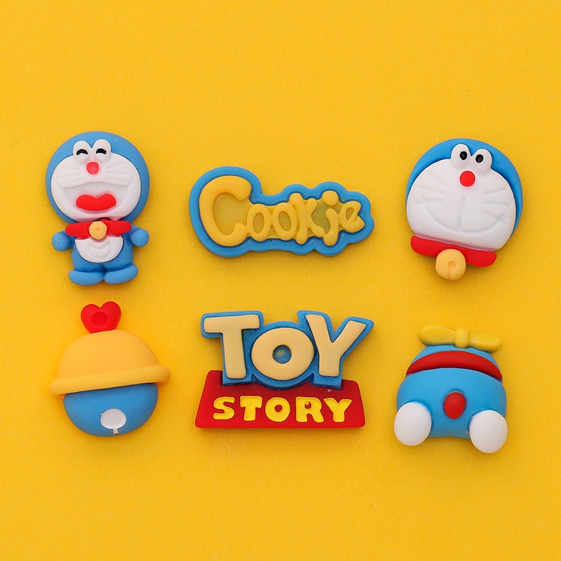 กิ๊บติดผมเรซิ่น ลายการ์ตูนแมวโดราเอมอน แฮนด์เมด diy