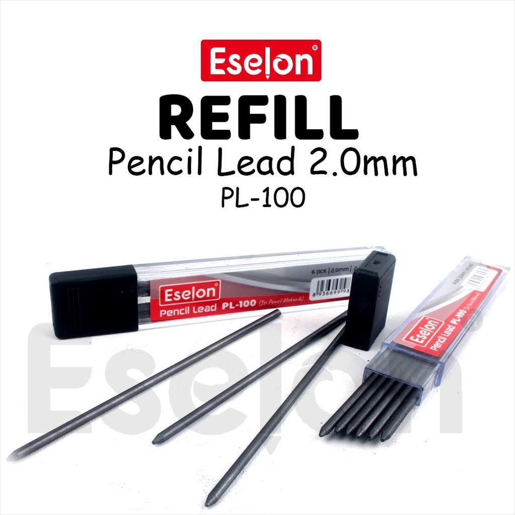 [MaxMart ] Refil Pencil 2B/ Isi Mechanical Pencil 2.0 mm Echelon PL-100/Refill