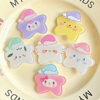 Sanrio คลิปอะคริลิค ลายการ์ตูนน่ารัก สําหรับหนีบกระดาษโฟโต้การ์ด