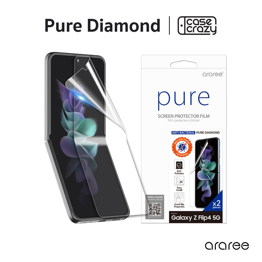 ARAREE รุ่น PURE DIAMOND ฟิล์ม Galaxy Z Flip4