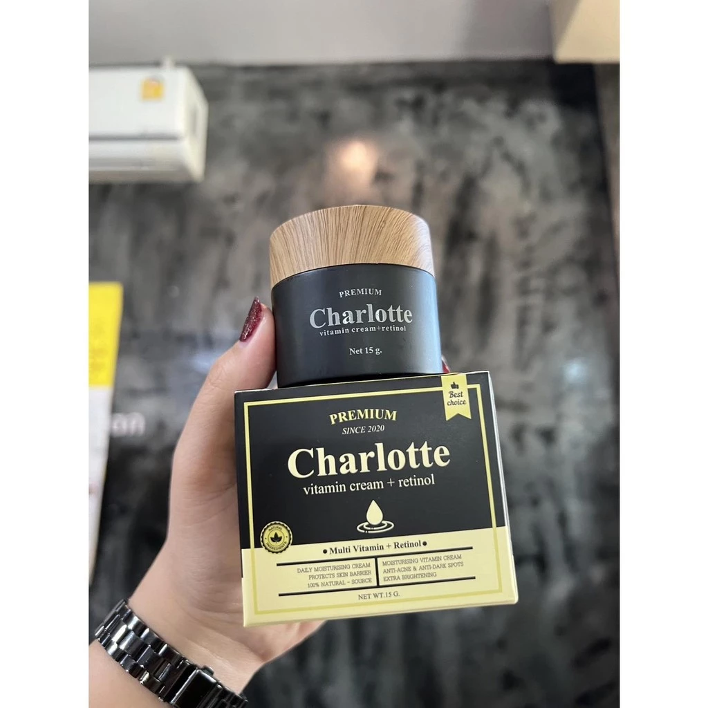 ครีมชาลอต 15g. กระปุกใหญ่ ชาร์ลอตต์วิตามินครีม ชาลอตพี่หนิง CHARLOTTE VITAMIN CREAM  ชาลอต thumbnail 3