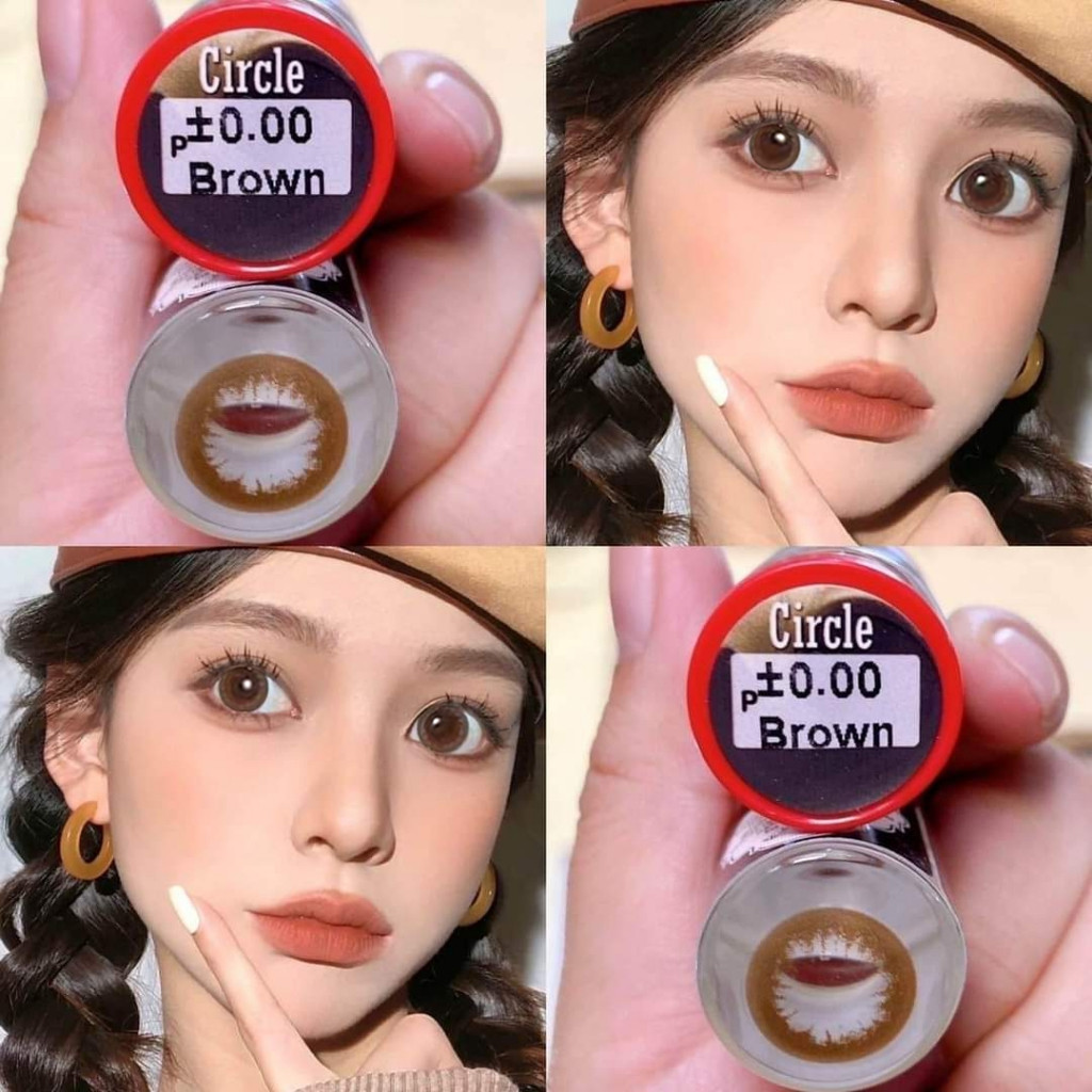 คอนแทคเลนส์ บิ๊กอาย รุ่น Money/Make Money มีสีเทา/ตาล Gray/Brown ค่าสายตาปกติ (0.00)