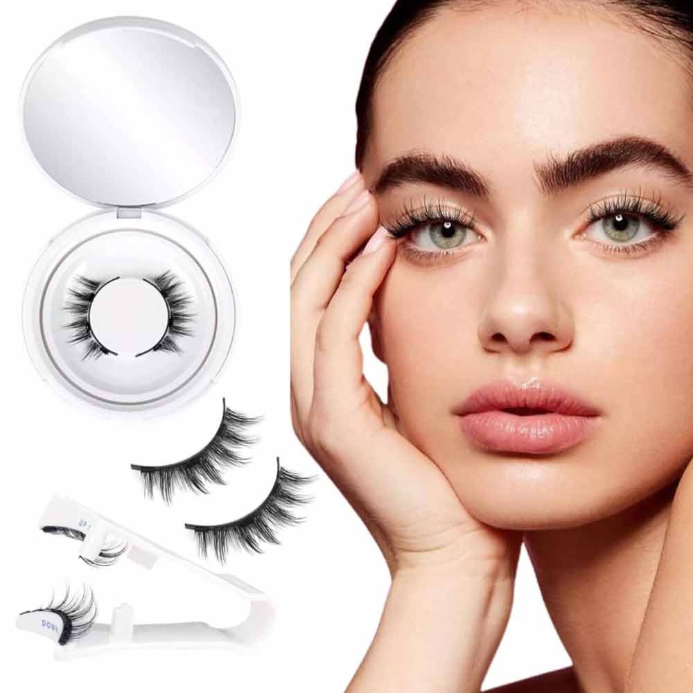 Makeup Natural Magnetic Eyelashes Magnetic Lashes Natural Reusable Magnetic Eyelashes Kit with Appli