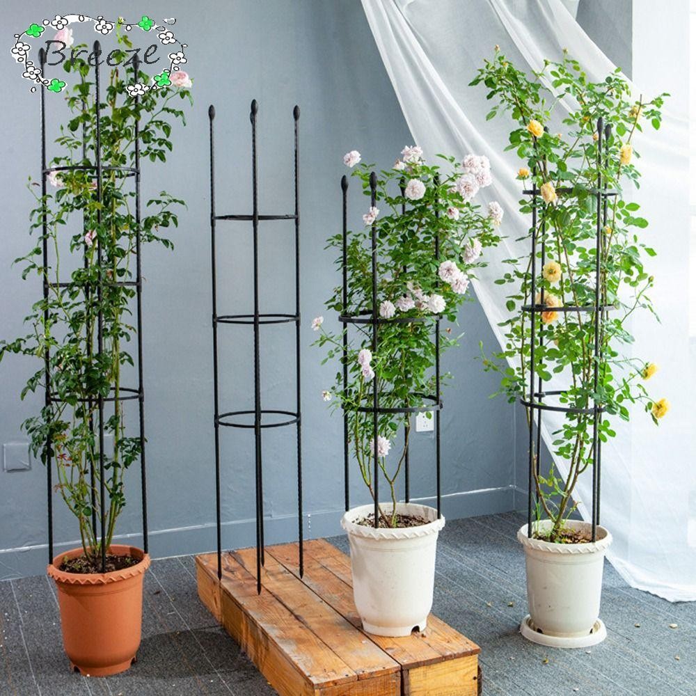 Breeze Garden Trellis, Stackable Infinitely Spliceable Plant Support Trellis, บ้านสวนแนวตั้งปีนเขาปีนเขาพืชพลาสติก Rose Trellis กลางแจ้ง