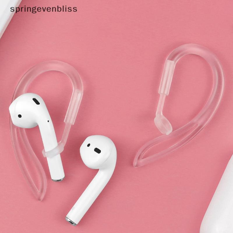 Springevenbliss 1 คู่หูฟังไร้สาย Earpods หูตะขอผู้ถือขนาดเล็กและเบาหูฟัง Anti Fall Anti-slip Hook หูฟังอุปกรณ์เสริมสําหรับ Air Pods Springevenbliss