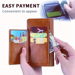 SAMSUNG หรูหราหนังซิปกระเป๋าสตางค์สําหรับsamsung S25 S24 S23 S22 S21 S20 S10 Plus Ultra Note 10 Plus 20 Ultra S20 S23FEผู้ถือบัตรฝาครอบ