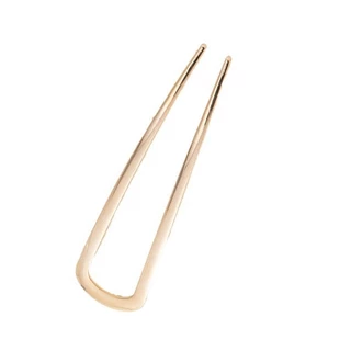 Zein U รูปผม Pins สําหรับผมหนา French Twist Pins สําหรับผู้หญิงสาวโลหะ Hairpieces Elegant ขนาดใหญ่ทรงผม Access