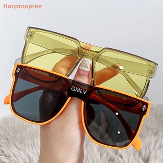 Hanprospree&gt; ใหม่ แว่นตากันแดด ทรงสี่เหลี่ยม ป้องกันรังสียูวี 6 สี แฟชั่นสําหรับผู้หญิง UV400