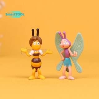 Utzn&gt; ใหม่ โมเดลฟิกเกอร์ การ์ตูนผึ้ง Maya The Bee ของเล่น ของสะสม ตกแต่งเค้ก สําหรับเด็ก