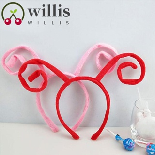 Willis ที่คาดผมฮาโลวีน ขนาดใหญ่ ตลก เครื่องแต่งกาย ของขวัญ สําหรับเด็กผู้หญิง กันลื่น ที่คาดผม