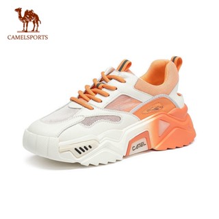 CAMEL SPORTS รองเท้ากีฬา พื้นหนา ผ้าตาข่าย ระบายอากาศได้ดี สําหรับผู้หญิง