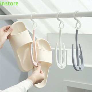 Instore ราวตากผ้า 360°ชั้นวางรองเท้า แบบหมุนได้ สําหรับจัดระเบียบตู้เสื้อผ้า