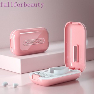 Fallforbeauty กล่องยา แคปซูล พลาสติก กันน้ํา แบบพกพา สําหรับใส่ยา เครื่องประดับ