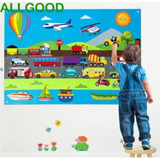 Allgoods บอร์ดนิทานสักหลาด เสริมการเรียนรู้เด็ก DIY