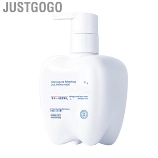 Justgogo Tooth Cleaning Agent  Odor  Refreshing Portable Deodorizing  Tartar Toothpaste Oral Cleaner for Meeting