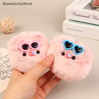 Blowgentlywind พวงกุญแจ จี้ตุ๊กตาหมูน่ารัก แบบนิ่ม สีชมพู สําหรับเด็กนักเรียน