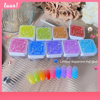 ยาทาเล็บยูวีเจล โดปามีนแพทกาว 9 สี สีเจลเพ้นท์ กระปุก/ตลับ สีเจลเพ้นท์เล็บ สีเพ้นท์เล็บ คุณภาพเยี่ยม COD