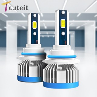 Tcuteit H8 H9 H11 หลอดไฟหน้ารถยนต์ 12000LM 6500K 50W IP68 กันน้ํา