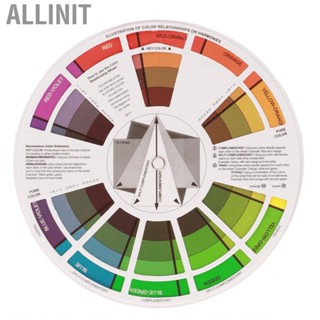 Allinit Artists Colour Wheel Mixed Color Guide Select for Permanent Eyebrow Lip Tattoo