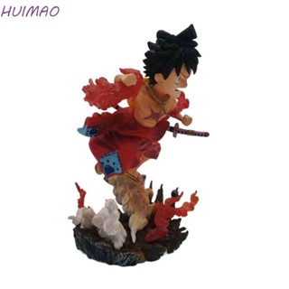 Huimao โมเดลฟิกเกอร์ อนิเมะ Luffy Monkey D Luffy ขนาด 12 ซม. สําหรับเก็บสะสม