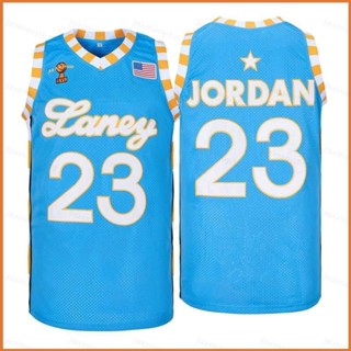 เสื้อกีฬาบาสเก็ตบอล fb No.23 Jordan Laney สไตล์เรโทร พลัสไซซ์ สําหรับผู้ชาย และผู้หญิง