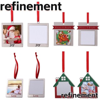 Refinement จี้ต้นคริสต์มาส รูปซานตาคลอส โลหะผสมสังกะสี สําหรับตกแต่งบ้าน ออฟฟิศ