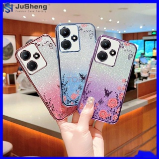 Jusheng เคสโทรศัพท์มือถือ ลายผีเสื้อกระพริบ สําหรับ infinix hot 30 30i MMHY