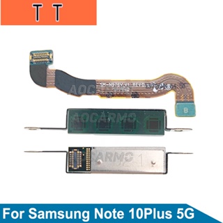 Aocarmo อะไหล่โมดูลเสาอากาศสัญญาณ สายเคเบิลอ่อน แบบเปลี่ยน สําหรับ Samsung Galaxy Note 10 Plus Note10+ 5G 1 ชุด