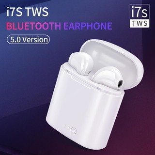 I7s TWS หูฟังสเตอริโอไร้สาย บลูทูธ V4.2
