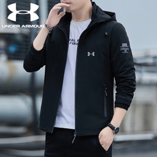 Under Armour เสื้อแจ็กเก็ตกันฝน กันน้ํา เหมาะกับฤดูใบไม้ร่วง และฤดูหนาว สําหรับผู้ชาย 2023