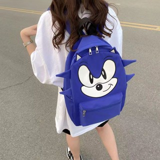 Sonik Sonic the Hedgehog Hedgehog Mouse กระเป๋าเป้สะพายหลัง กระเป๋านักเรียน ลายการ์ตูน ความจุขนาดใหญ่ สําหรับนักเรียนหญิง ชาย เดินทาง