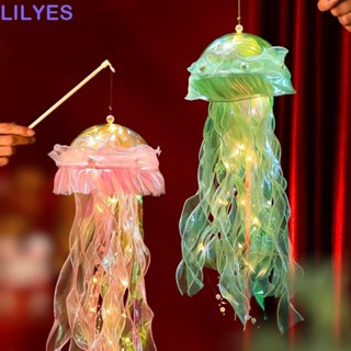 Lilyes โคมไฟแมงกะพรุน แมงกะพรุน เรืองแสงในที่มืด DIY สําหรับตกแต่งบ้าน