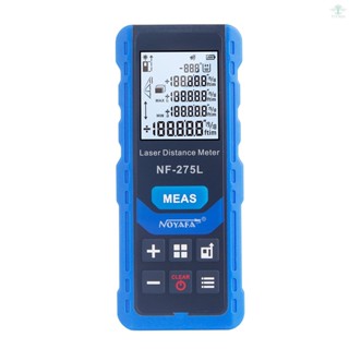 NOYAFA NF-275L Green Laser Beam Laser Distance Meter Indoor Outdoor Rechargeable Handheld Laser Range Finder Electric Distance Measuring Instrument Length/Area/Volume/Level/Vertical/Pythagorea Measurement 328ft/100m