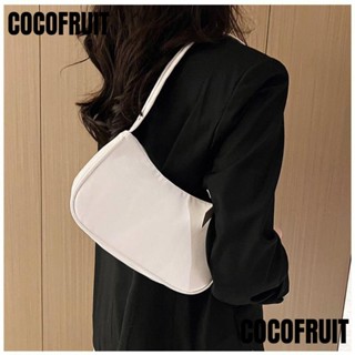 Cocofruit กระเป๋าสะพายไหล่ กระเป๋าคลัทช์ กระเป๋าช้อปปิ้ง แบบนิ่ม สําหรับผู้หญิง