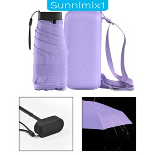 [Sunnimix1] ร่มกันแดด ขนาดเล็ก ทนทาน น้ําหนักเบา พร้อมเคส