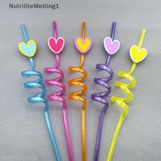 [NutriliteMelting1] หลอดเกลียว รูปหัวใจ ใช้ซ้ําได้ เกรดอาหาร สําหรับงานปาร์ตี้ ครอบครัว [TH]