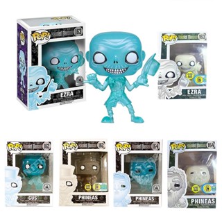 โมเดลฟิกเกอร์ Funko Pop Haunteo Mansion Ezra 163 Gus 162 Phineas 164 ของเล่นสําหรับเด็ก