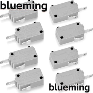 Blueming2 สวิตช์เปิดประตูเตาอบไมโครเวฟ พลาสติก สีเทา 16A 125 250V KW3A 8 ชิ้น