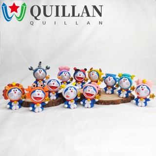 Quillan โมเดลฟิกเกอร์ PVC รูปโดราเอมอน ของเล่นสะสม สําหรับเด็ก