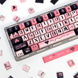 Falling in Love with Pink Keycaps Black and Pink  XDA Profile ปุ่มกดคีย์บอร์ด 131 คีย์ PBT สีชมพู ดํา