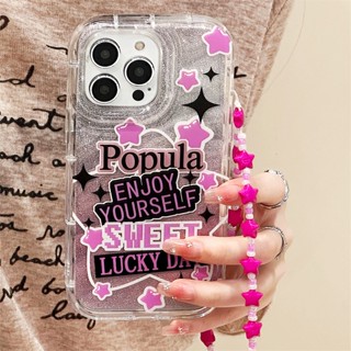 [พร้อมส่ง] เคสโทรศัพท์มือถือ พร้อมสายคล้องมือ สําหรับ Apple iPhone 15 14 13 12 11 PROMAX XS XR XSMAX SE2020 6 7 8PLUS MINI