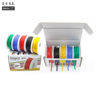 ⭐NEW ⭐Professional Grade 5 Color Electrical Braided Wire Cable Kit for All Connections