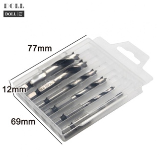 ⭐NEW ⭐6Pcs Drill Bit HSS For Wood With 1/4Inch Change Hex 3/32 1/8 3/16 1/4 5/16 3/8