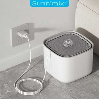 [Sunnimix1] เครื่องจ่ายน้ําพุอัตโนมัติ สําหรับสัตว์เลี้ยง สุนัข แมว