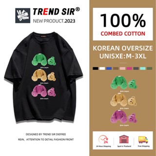 TrendSir🧡 พร้อมส่ง🧡 เสื้อยืดแขนสั้น🎁 ลายกีฬาแฟชั่น☀ เสื้อ oversize ผู้หญิง 7สี M-3XL