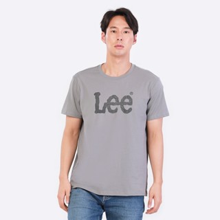 LEE เสื้อยืดแขนสั้นผู้ชาย ทรง REGULAR รุ่น LE S523MTSSF03 สีเทา