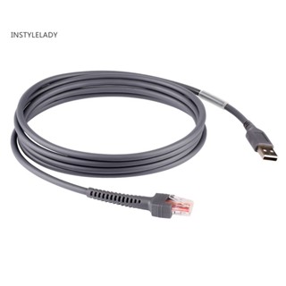 Instylelady สายเคเบิล USB 20 A ตัวผู้ เป็น RJ45 ความเร็วสูง 18 เมตร สําหรับเครื่องสแกนบาร์โค้ด LS2208