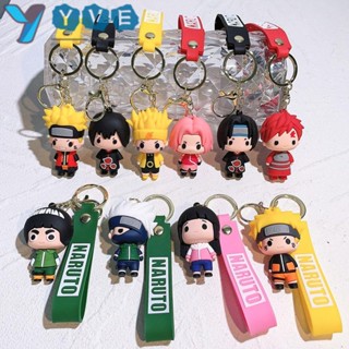 Yve พวงกุญแจ PVC ลายการ์ตูนนารูโตะ Uzumaki Kakashi หลากสี 7 ซม. สําหรับห้อยกระเป๋า