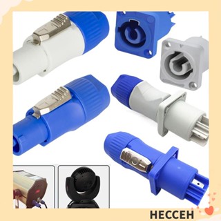 Hecceh NAC3FCA NAC3FCB ปลั๊กตัวผู้ 20A 3 PIN ซ็อกเก็ตเอวิเอชั่น 20A 250V สีฟ้า สีขาว ไฟเวที LED ปลั๊กไฟเวที หน้าจอ LED