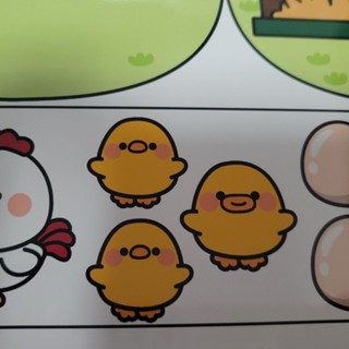 หนังสือเกม The Story of Eggs แฮนด์เมด DIY ของเล่นสําหรับเด็ก